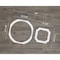 Ekena Millwork Large Hemingway Decorative Fretwork Wall Panels in Architectural Grade PVC, 38 "W x 23 3/8"H x 3/8"T WALP24X24HEM - alternate 4